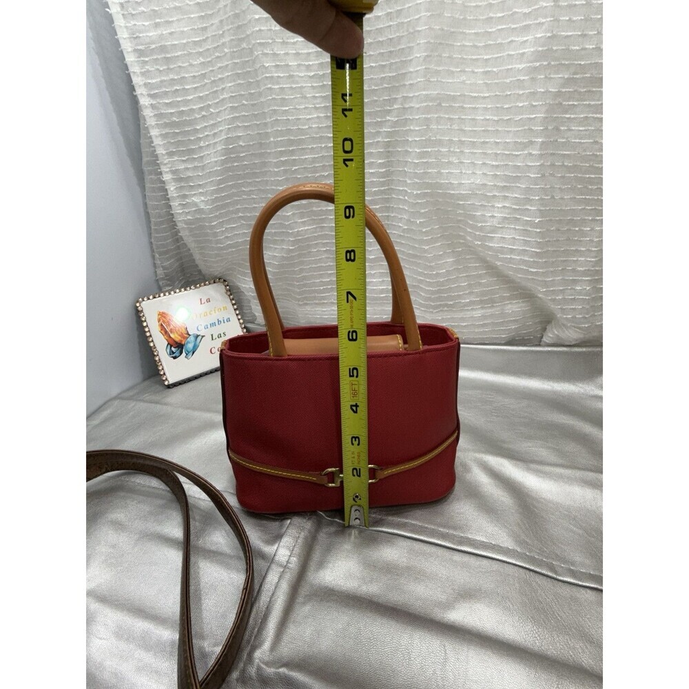 Tommy Hilfiger RED MINI CLUTCH HANDBAG PURSE VINTAGE - Picture 12 of 13